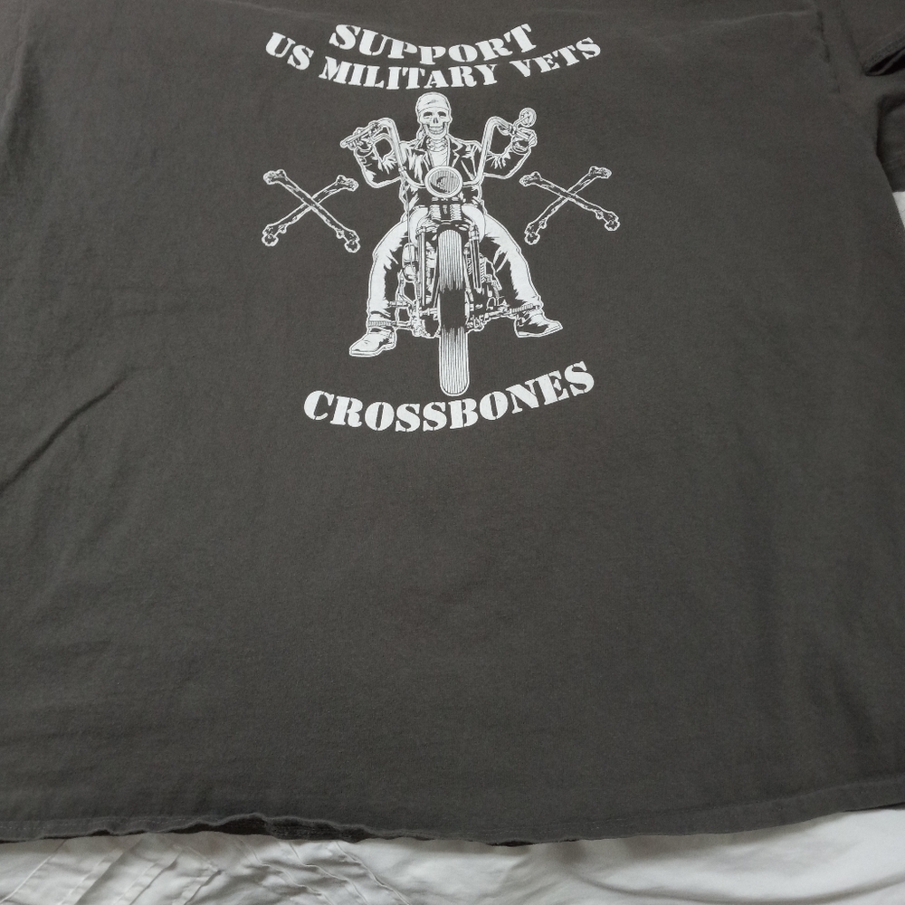 Men's motorcycle military veterans t-shirt